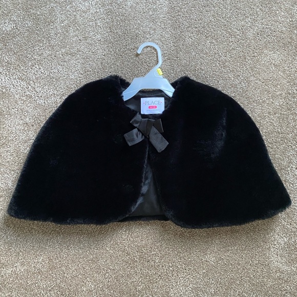 The Children's Place Other - Faux fur girls shrug